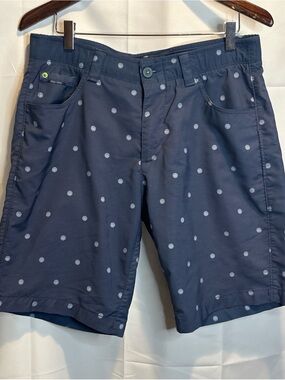 William Murray Golf Navy Polka Dot Flat-Front Shorts